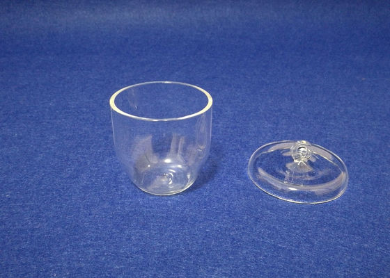 Porcellana 25ML rimuovono il crogiolo del quarzo fuso con servizio personalizzato della copertura disponibile fornitore