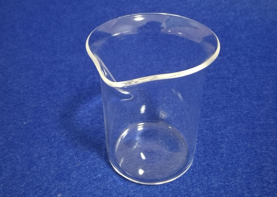 Becher trasparente 50ML di vetro di quarzo fuso con servizio personalizzato del becco disponibile fornitore