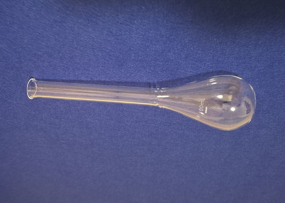 Quarzo fuso personale Labware/boccetta 100ML di Kjeldahl con il collo lungo fornitore