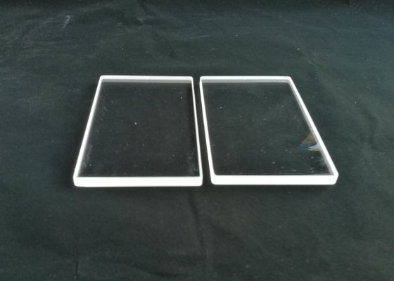 Lastra di vetro personale L100xW50xT3mm della silice per la finestra di visualizzazione fornitore
