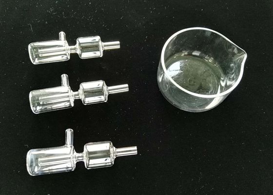 Prodotti di vetro del quarzo di uso del laboratorio, piccola bottiglia su misura del reattore del quarzo fornitore