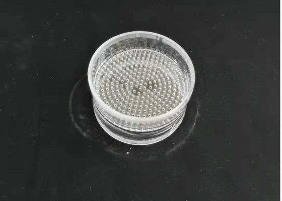 Prodotti di vetro traslucidi su misura del quarzo saldati con un piatto del foro fornitore