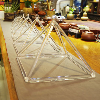 3&quot; - 32&quot; piramide di canto del quarzo/chiara piramide di cristallo per la meditazione Chakra fornitore