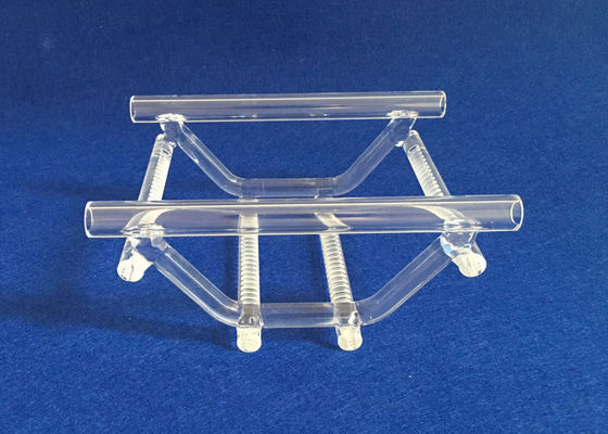 L'alta qualità ha personalizzato i chiari crogioli Railboat di quarzo per il wafer fornitore