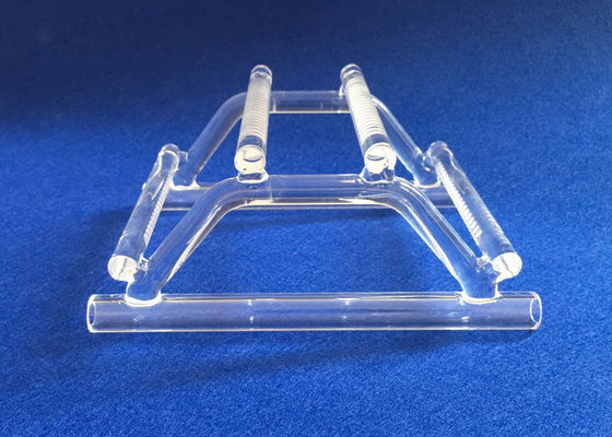 L'alta qualità ha personalizzato i chiari crogioli Railboat di quarzo per il wafer fornitore
