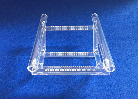 L'alta qualità ha personalizzato i chiari crogioli Railboat di quarzo per il wafer fornitore
