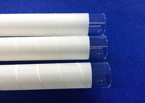 Tubo di vetro al quarzo OD 30 mm con fusione PECVD con fibra bianca 3M utilizzata nell&#39;industria solare per resistere alle alte temperature fornitore