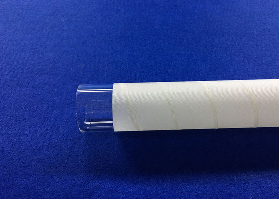 Tubo di vetro al quarzo OD 30 mm con fusione PECVD con fibra bianca 3M utilizzata nell&#39;industria solare per resistere alle alte temperature fornitore